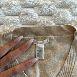 Full Tilt Women's Cream Sweater Vest